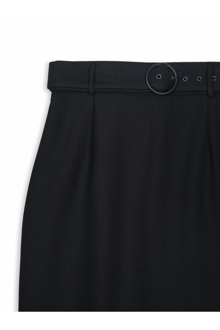 Юбка прямая с поясом черная от Calista 