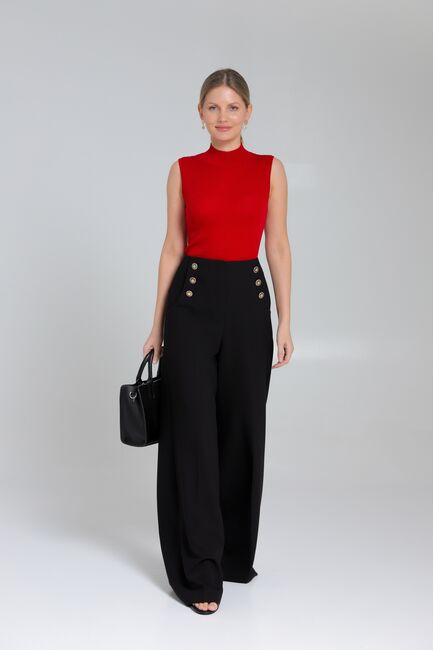 Брюки женские чёрного цвета  -5373-308 BLACK от SHN 