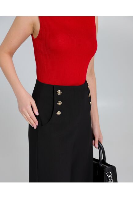 Брюки женские чёрного цвета  -5373-308 BLACK от SHN 