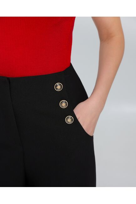 Брюки женские чёрного цвета  -5373-308 BLACK от SHN 