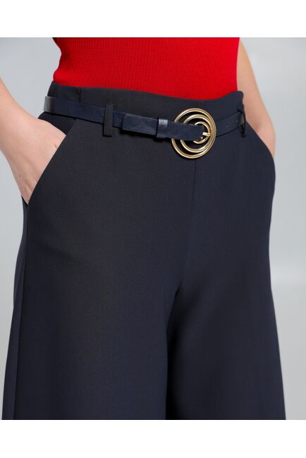 Брюки женские темно-синего цвета -5377-308 NAVY от SHN 