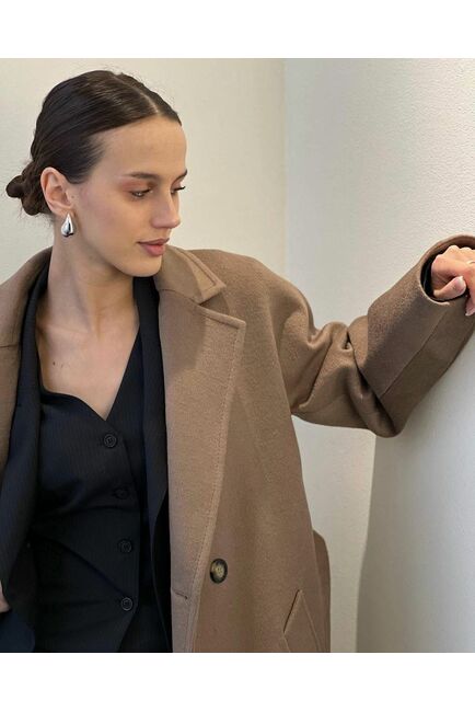 Пальто S1919 Ворс цвет пекан от Doroteya 