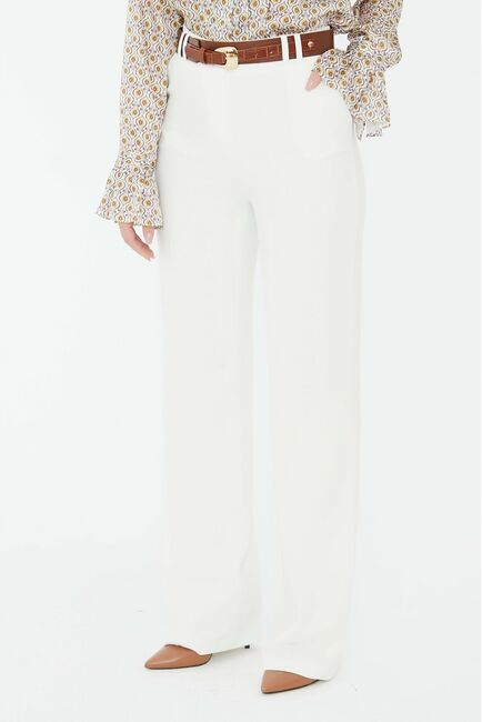 Брюки женские белые -5369-308  WHITE от SHN 