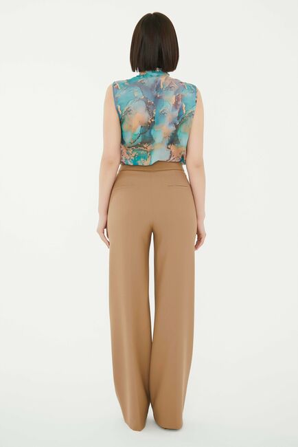 Брюки женские в песочном цвете  -5446-399 CAMEL от SHN 