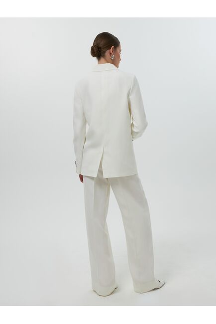 Жакет женский с накладными карманами цвет экрю от Calista 