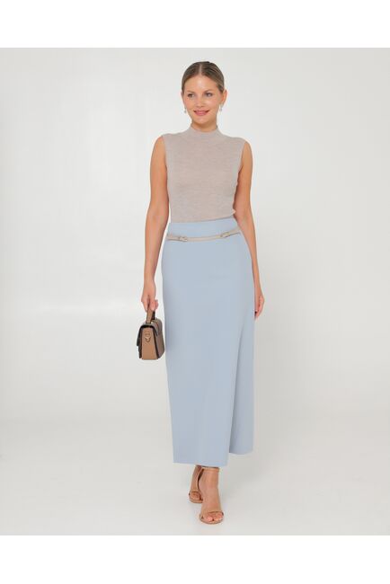 Женская юбка голубая-035079 от LW 
