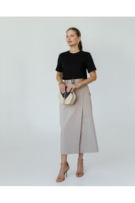 Женская юбка бежевая-035082 от LW 