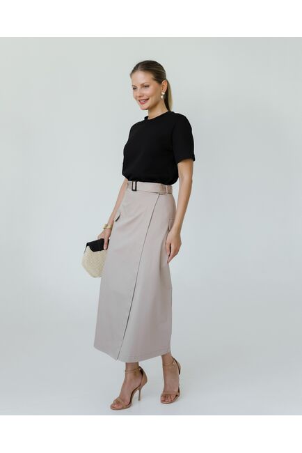 Женская юбка бежевая-035082 от LW 