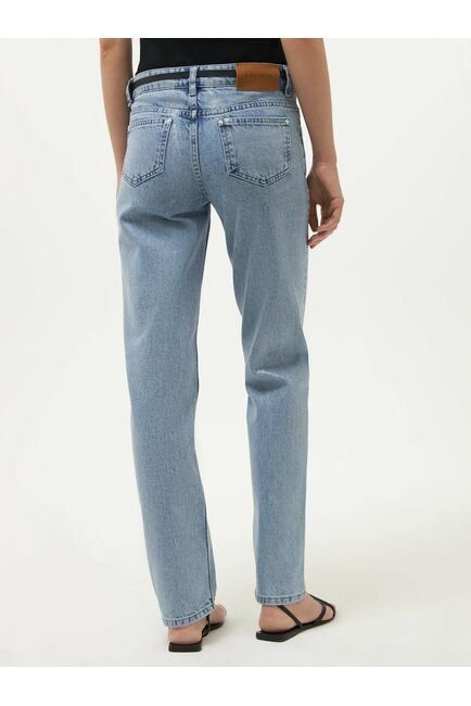 Джинсы женские с серебристым напылением металлик-4-34605_50135-887 от Calista 