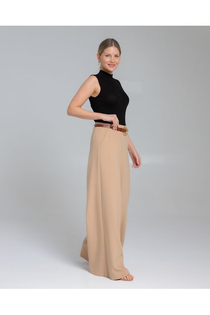 Брюки женские в бежевом цвете  -5377-308 BEIGE от SHN 