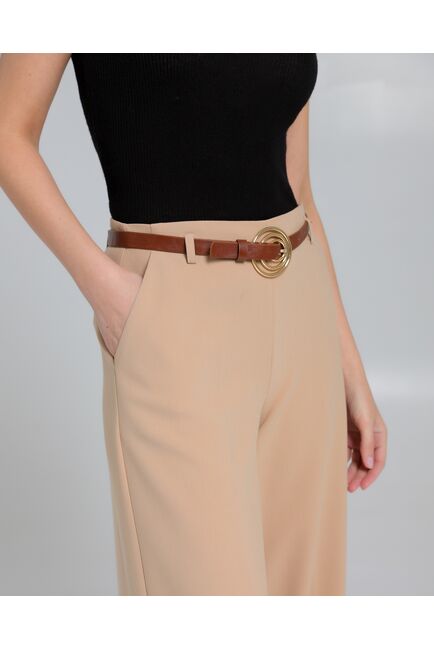 Брюки женские в бежевом цвете  -5377-308 BEIGE от SHN 