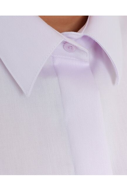 Женская рубашка фиолетовая из хлопка-8759 от byME 