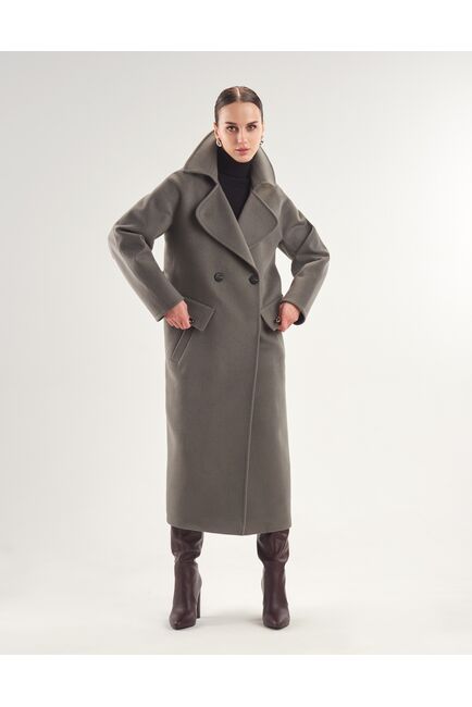 Пальто S084 ворс Lux Sury цвет иней от Doroteya 