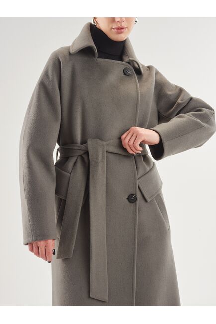 Пальто S084 ворс Lux Sury цвет иней от Doroteya 