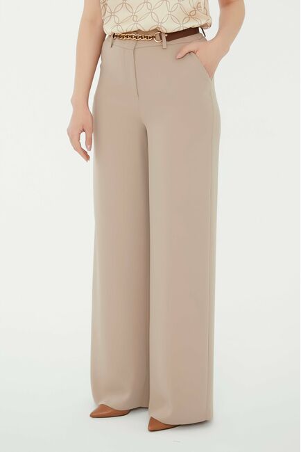 Брюки женские бежевые-5367-827 BEIGE от SHN 