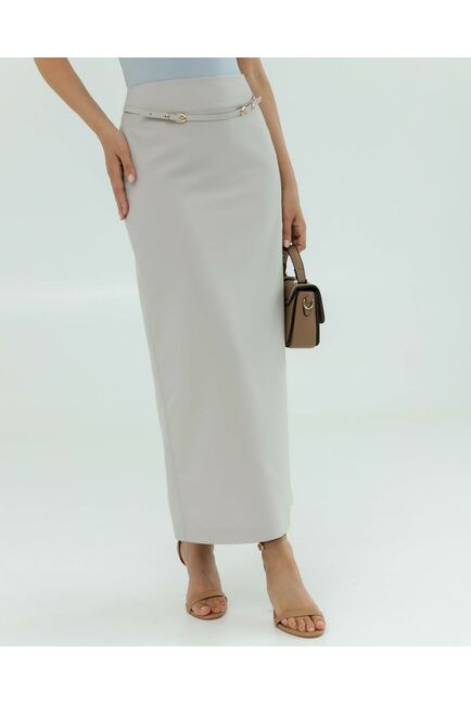 Юбка женская светло-бежевая-035102 от LW 