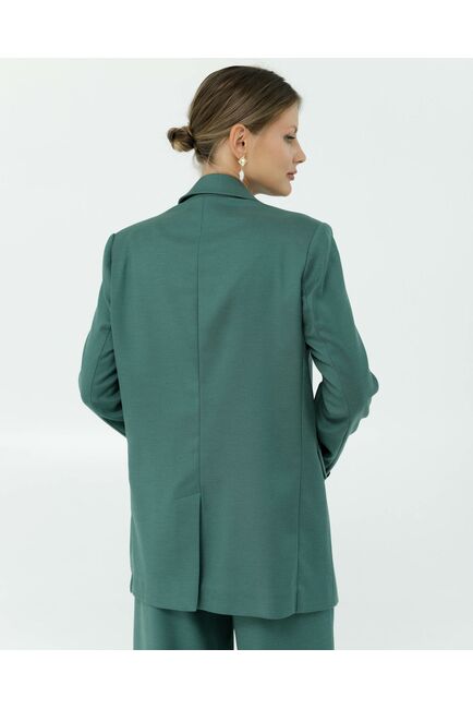 Жакет изумрудный с добавлением шерсти 125040-green от Luisa Wang 