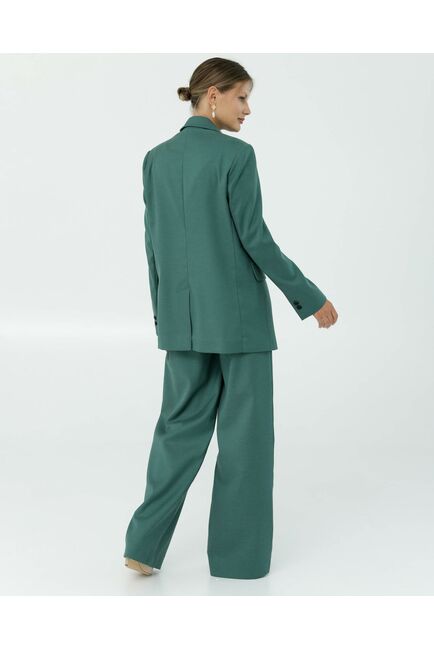 Жакет изумрудный с добавлением шерсти 125040-green от Luisa Wang 