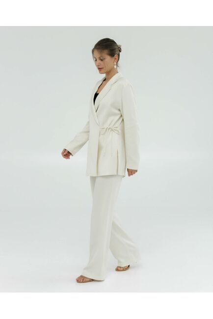 Жакет  кремовый из района-125077-cream от LW 