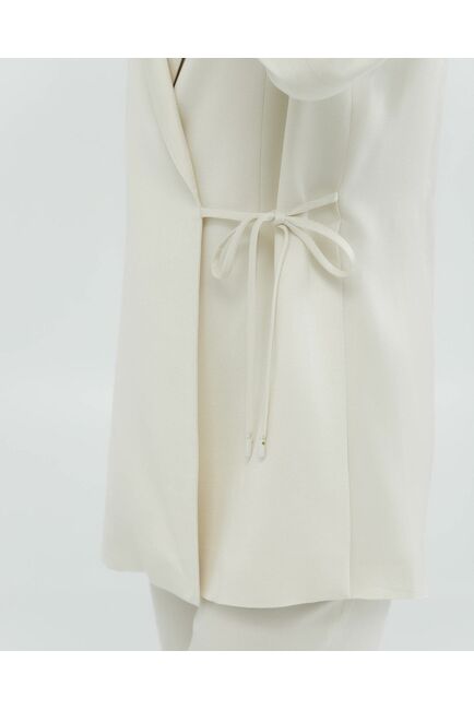 Жакет  кремовый из района-125077-cream от LW 