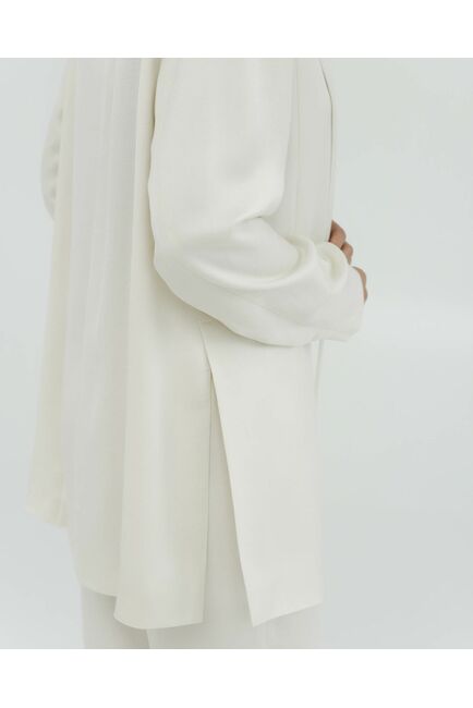 Жакет  кремовый из района-125077-cream от LW 