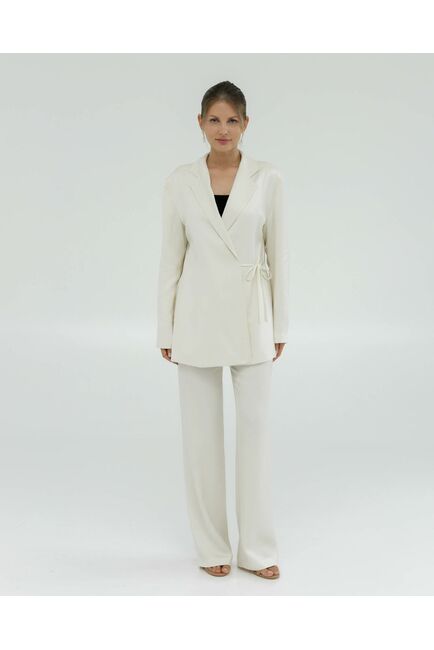 Жакет  кремовый из района-125077-cream от LW 