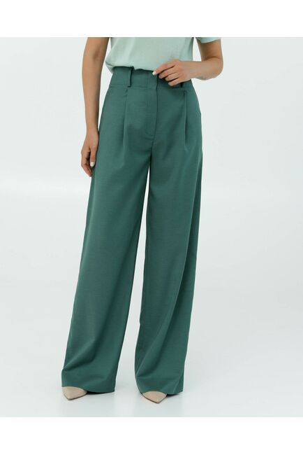 Женские брюки изумрудные от Luisa Wang 