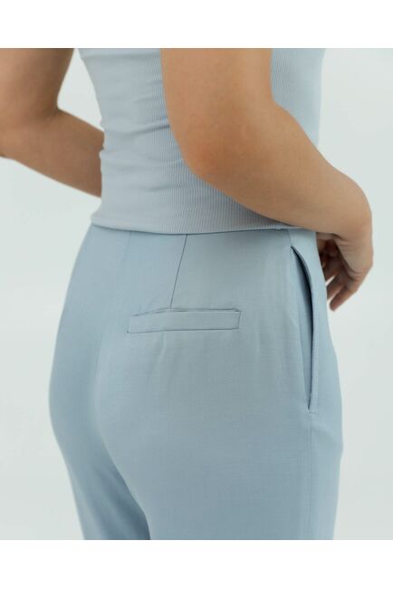 Женские брюки голубые из района-135119-blue от LW 