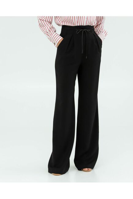 Женские брюки черные из района-135121-black от LW 