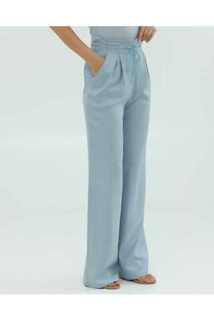 Женские брюки голубые из района-135121-blue от LW 