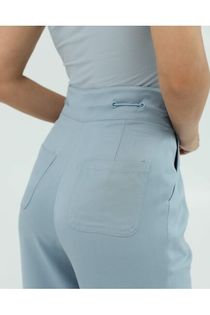 Женские брюки голубые из района-135121-blue от LW 