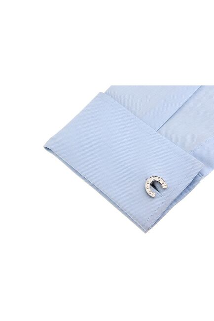 Запонки серебряная подкова  - 164765 от  