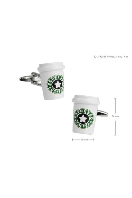 Запонки кофе - 190004 от  