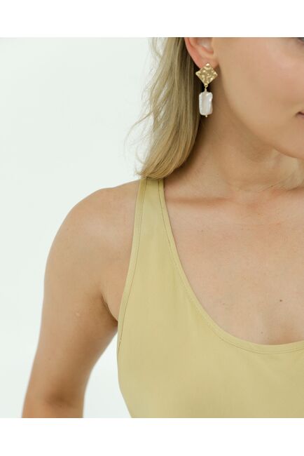 Платье женское жёлтое из района-025252 от LW 