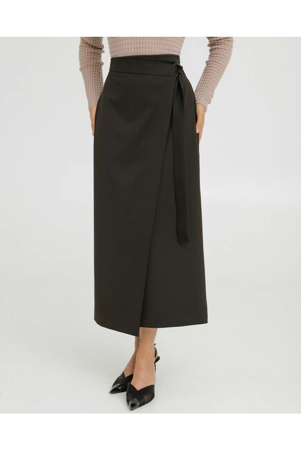 Юбка цвета кофе - 035016 от LW 