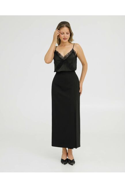 Юбка цвет черный - 035047 от LW 