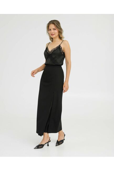 Юбка цвет черный - 035047 от LW 