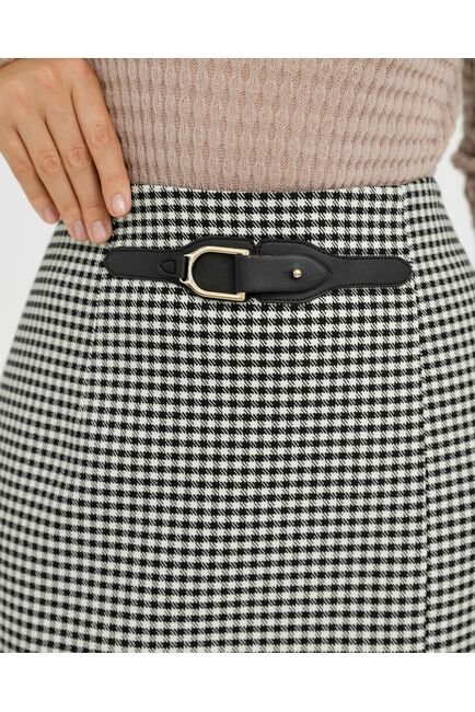 Юбка женская прямая с разрезом - 035073 от LW 