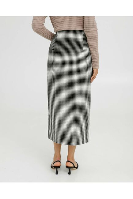 Юбка женская прямая с разрезом - 035073 от LW 