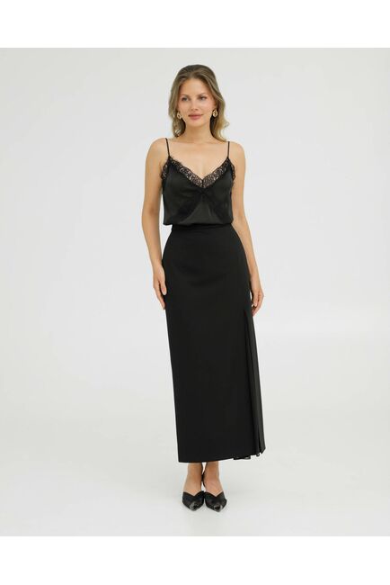 Юбка цвет черный - 035047 от LW 