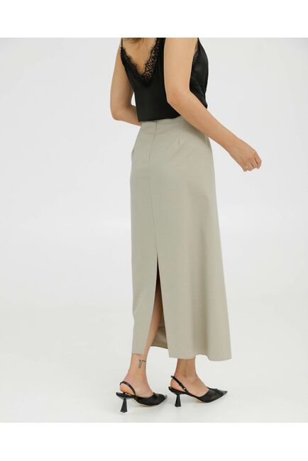 Юбка цвет бежевый - 035095 от LW 