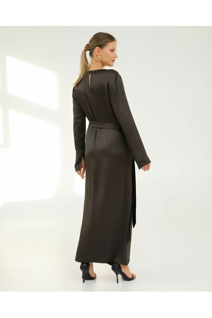 Платье цвета хаки - 025069 от LW 