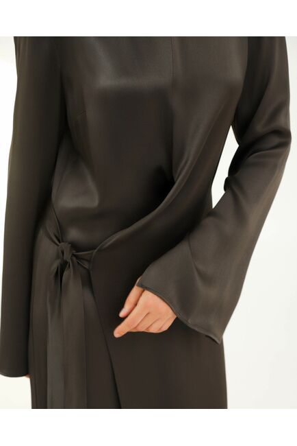 Платье цвета хаки - 025069 от LW 