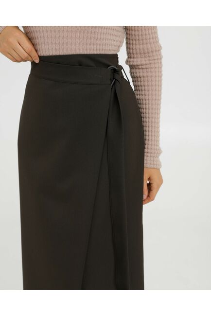 Юбка цвета кофе - 035016 от LW 