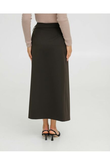 Юбка цвета кофе - 035016 от LW 