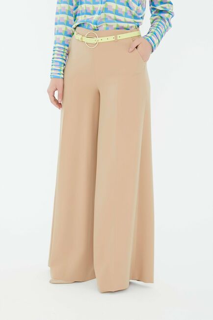 Брюки женские в бежевом цвете  -5377-308 BEIGE от SHN 