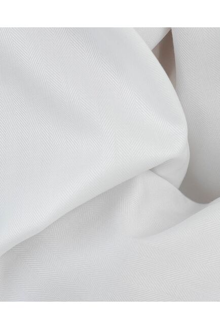 Рубашка хлопковая белая в прямом силуэте с универсальной манжетой 8931 от byME 