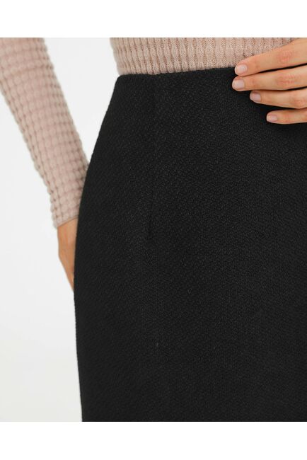 Юбка черная прямая  - 035076 от LW 
