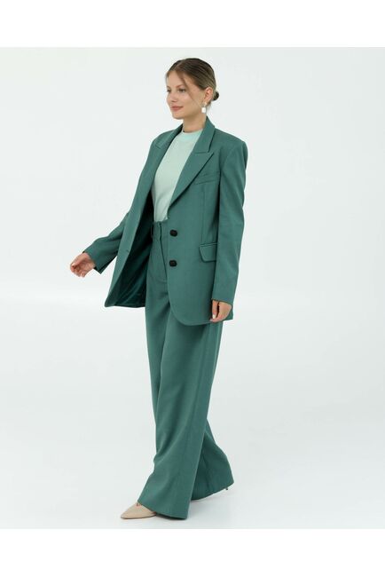 Женские брюки изумрудные от Luisa Wang 