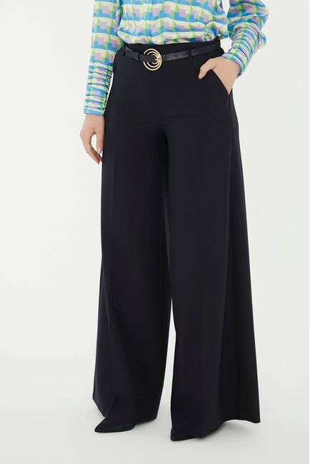 Брюки женские темно-синего цвета -5377-308 NAVY от SHN 